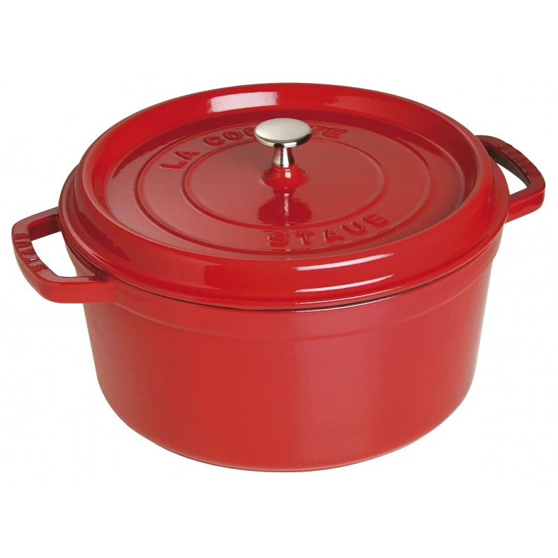 Staub Round Cocotte 30 Cm, Cherry 40509-861-0 3 Staub Round Cocotte 30 Cm, Cherry 40509-861-0