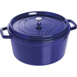 Staub Round Cocotte 30 Cm, Dark Blue 40510-286-0