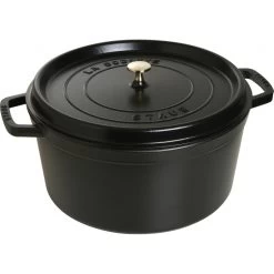 Staub Round Cocotte 34 Cm, Black 40510-307-0