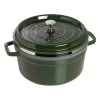 Staub Round Cocotte With Steamer 26 Cm, Basil 40510-603-0 -Staub Shop staub round cocotte with steamer 26 cm basil 40510 603 0