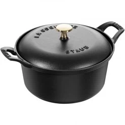 Staub Round La Coquette Vintage 20 Cm, Black 40508-114-0