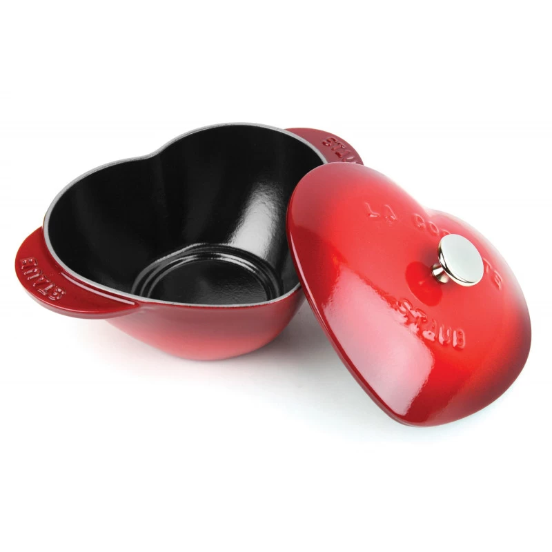 Staub Special Cocotte Heart 20 Cm, Cherry 40509-798-0 4 Staub Special Cocotte Heart 20 Cm, Cherry 40509-798-0 - Image 2