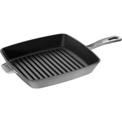 Pan Staub Square Grill 26 Cm, Graphite Grey 40501-108-0