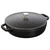 Staub Chistera 24 Cm, Black 40511-473-0 -Staub Shop staub universal pan chistera 24 cm black 40511 473 0