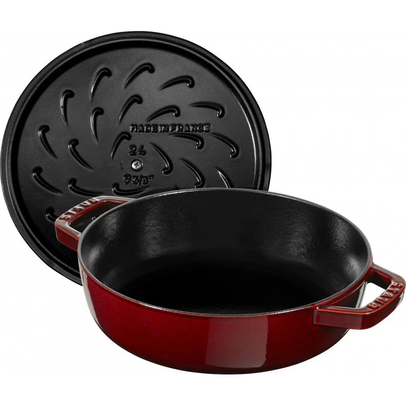 Staub Chistera 24 Cm, Grenadine Red 40511-512-0 5 Staub Chistera 24 Cm, Grenadine Red 40511-512-0 - Image 3
