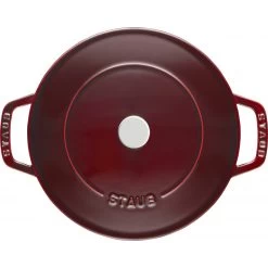 Staub Chistera 24 Cm, Grenadine Red 40511-512-0 11 Staub Chistera 24 Cm, Grenadine Red 40511-512-0 -Staub Shop staub universal pan chistera 24 cm grenadine red 40511 512 0 4
