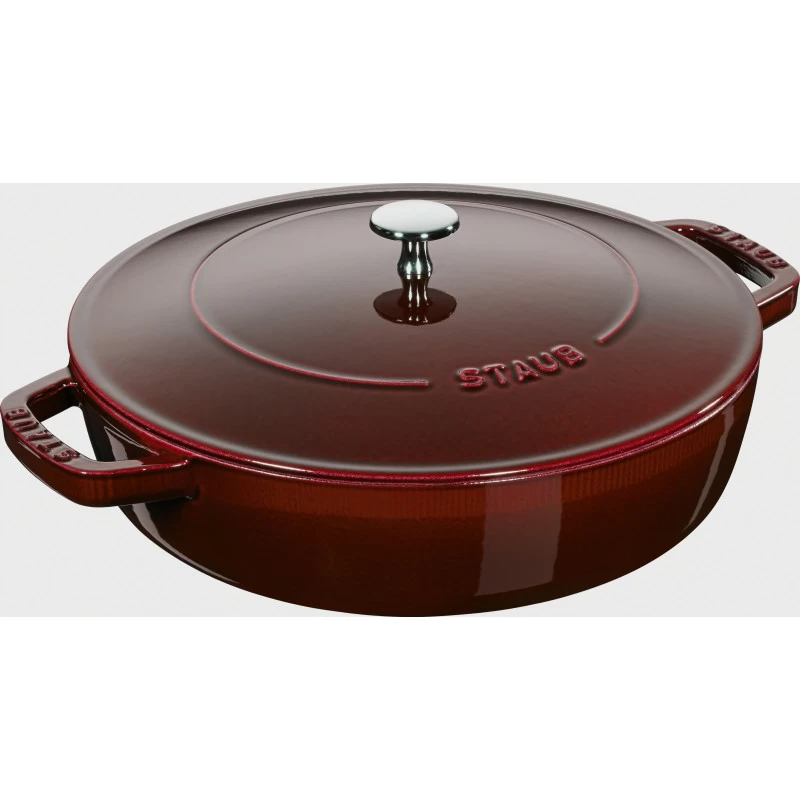Staub Chistera 24 Cm, Grenadine Red 40511-512-0 3 Staub Chistera 24 Cm, Grenadine Red 40511-512-0