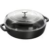 Staub Chistera 28 Cm, Black 40501-036-0 1 Staub Chistera 28 Cm, Black 40501-036-0 -Staub Shop staub universal pan chistera 28 cm black 40501 036 0