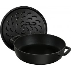Staub Chistera 28 Cm, Black 40511-472-0 8 Staub Chistera 28 Cm, Black 40511-472-0 -Staub Shop staub universal pan chistera 28 cm black 40511 472 0 2