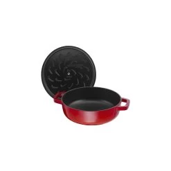 Staub Chistera 28 Cm, Cherry 40511-474-0 8 Staub Chistera 28 Cm, Cherry 40511-474-0 -Staub Shop staub universal pan chistera 28 cm cherry 40511 474 0 2