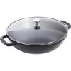Pan Staub Wok 30 Cm, Black 40511-344-0 -Staub Shop staub wok pan 30 cm black 40511 344 0