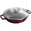 Pan Staub Wok 30 Cm, Grenadine Red 40511-466-0 -Staub Shop staub wok pan 30 cm grenadine red 40511 466 0